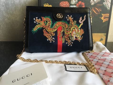 gucci card case dragon|gucci new year dragon.